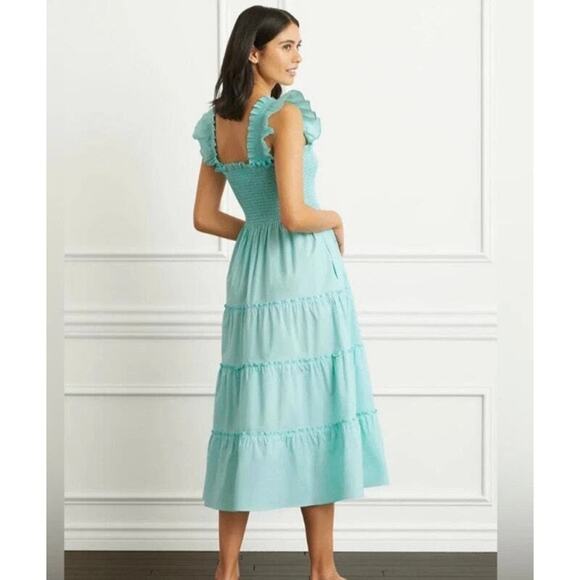 Hill House Home The Ellie Nap Dress Bay Blue Poplin - XS - Picture 4 of 4